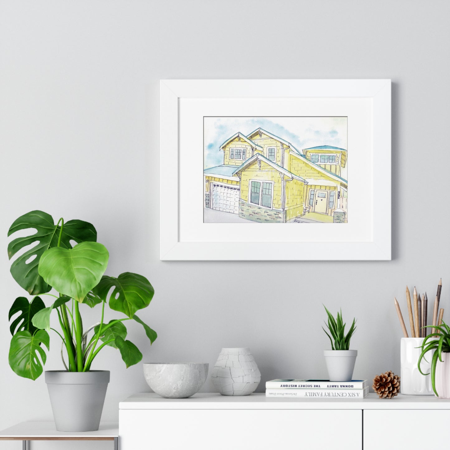 Gift Certificate for a Custom Watercolor House Portrait