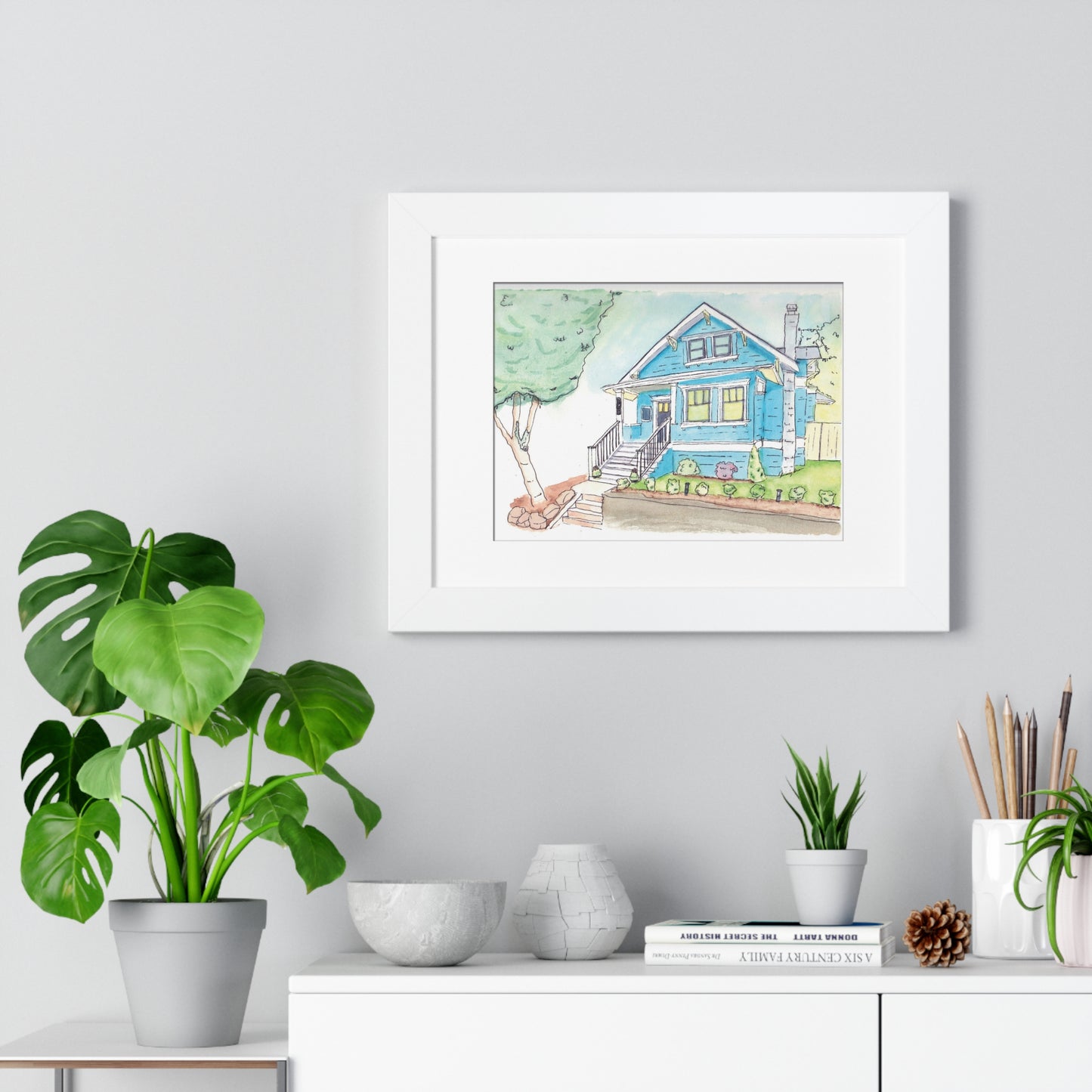 Gift Certificate for a Custom Watercolor House Portrait