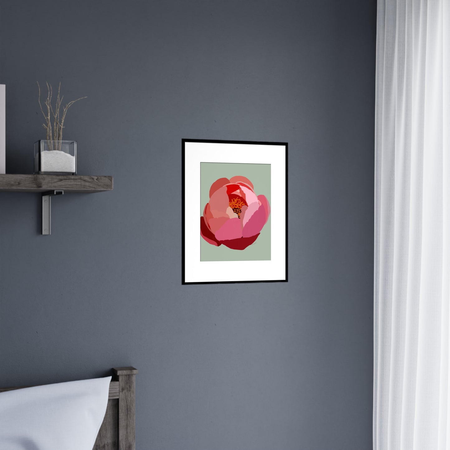 Chinese Peony - Gold Leaf Gilded (Seattle Restored)