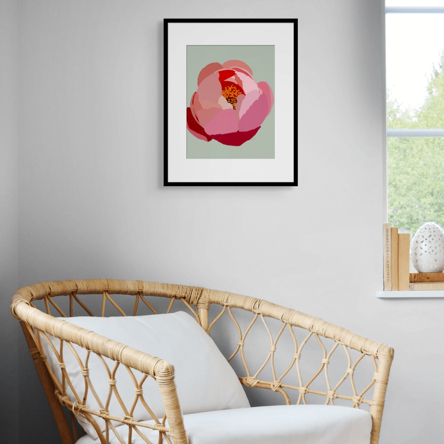 Chinese Peony - Gold Leaf Gilded