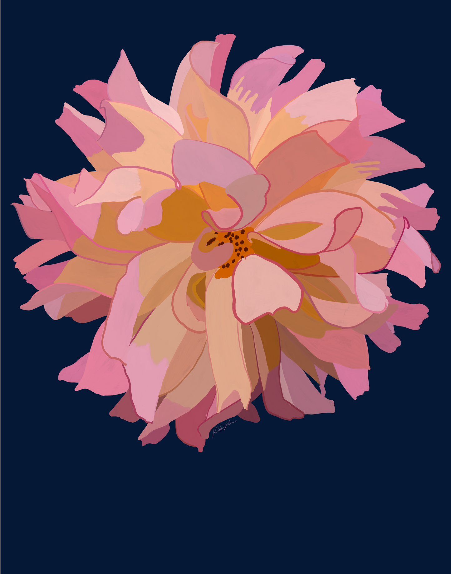 Pink Dahlia