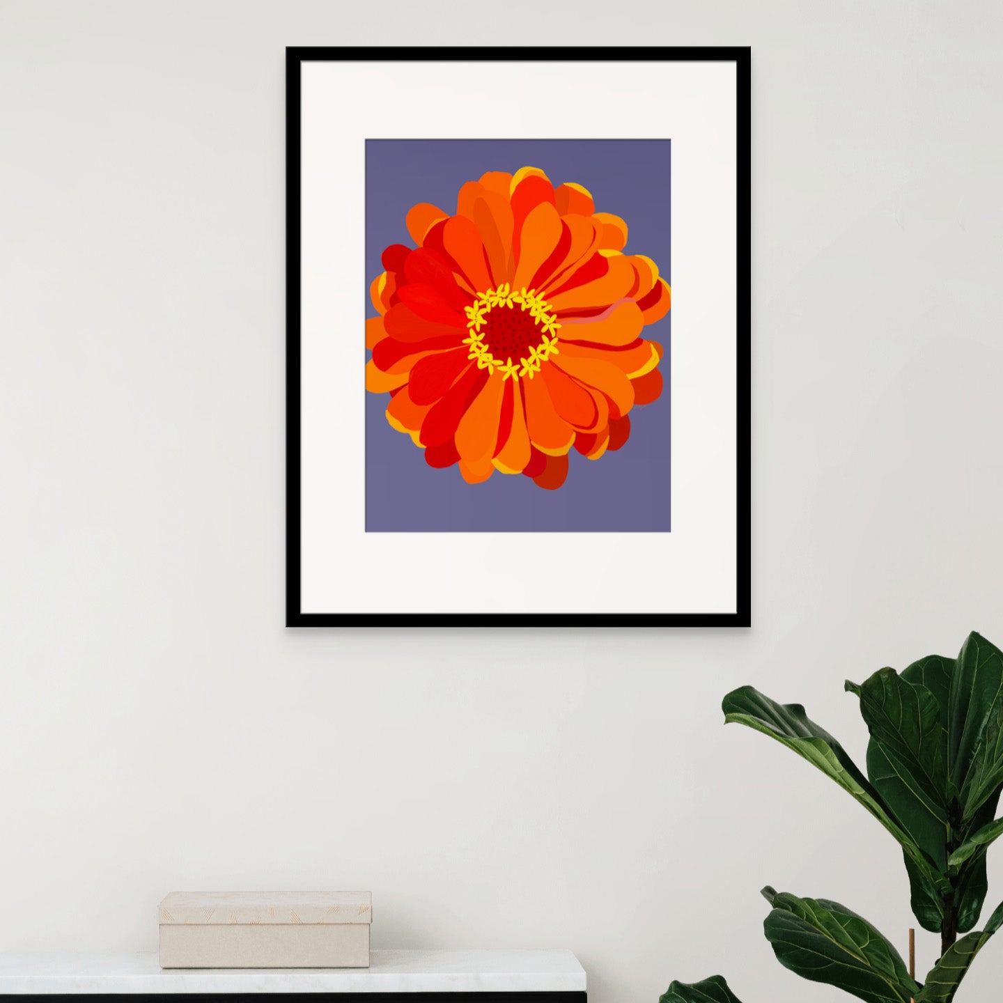 Orange Zinnia