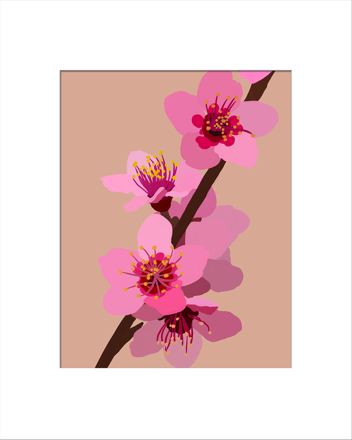 Peach Blossoms (Seattle Restored)