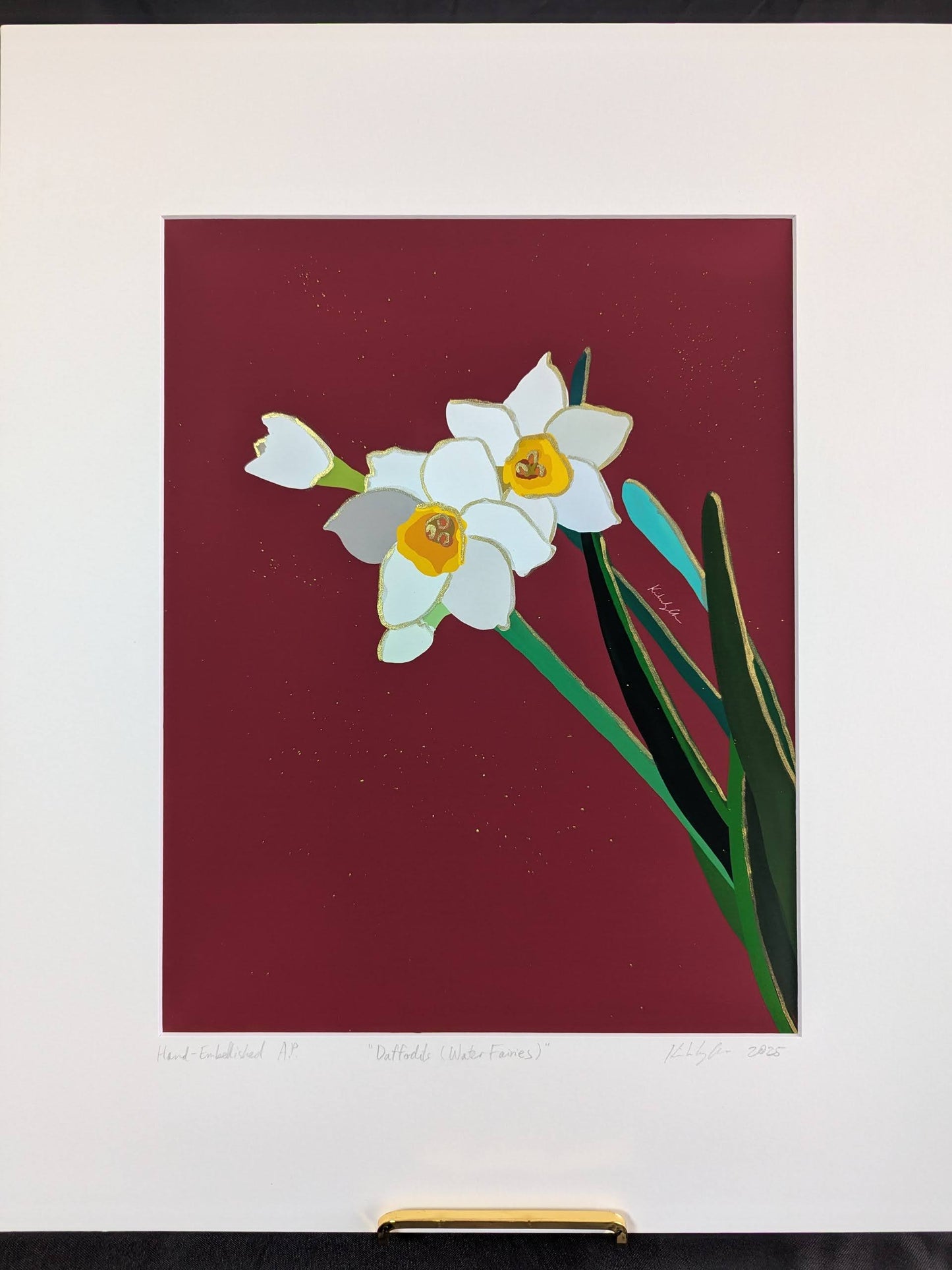 Daffodils (Water Fairies) - Gold Ink Embellished