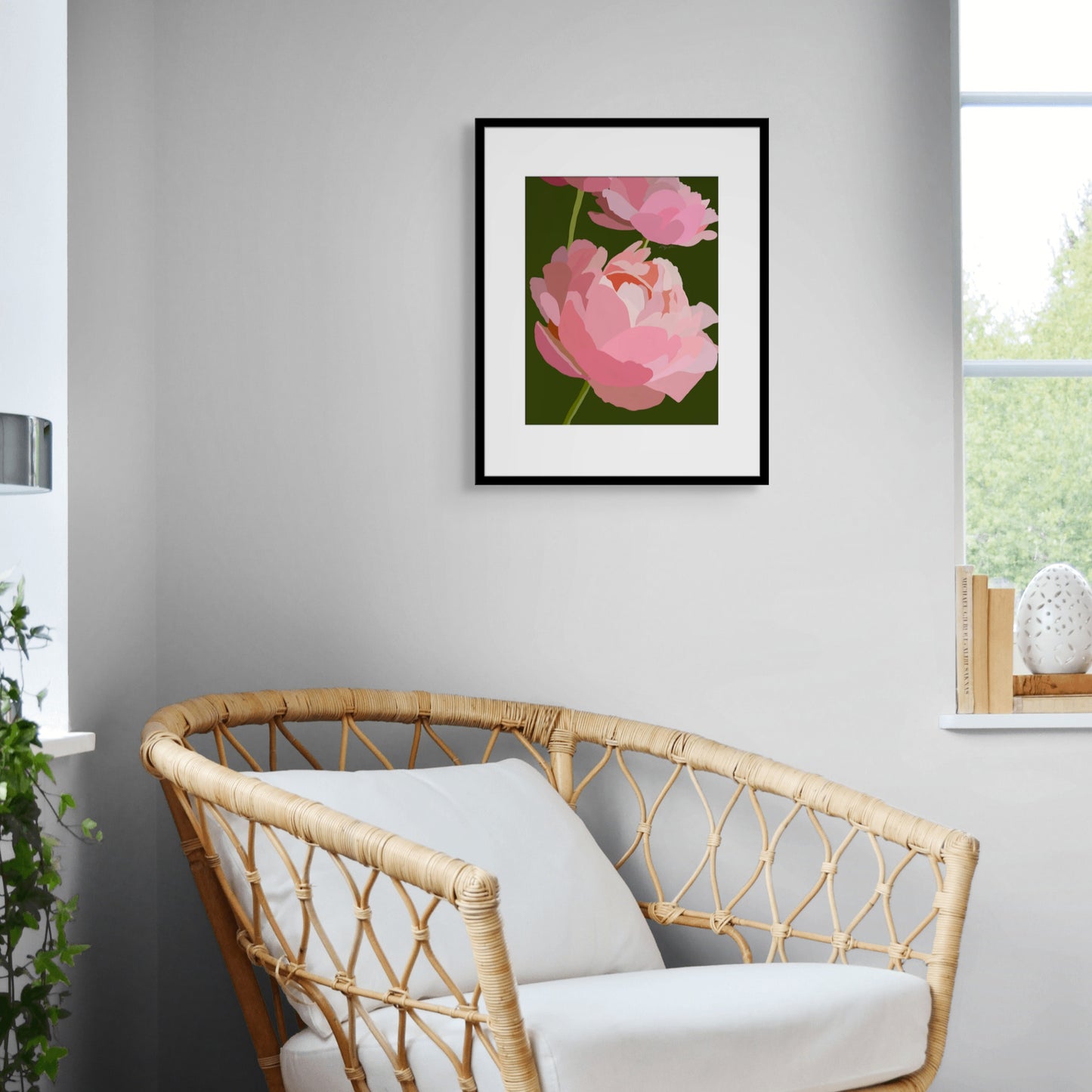 3 Peonies