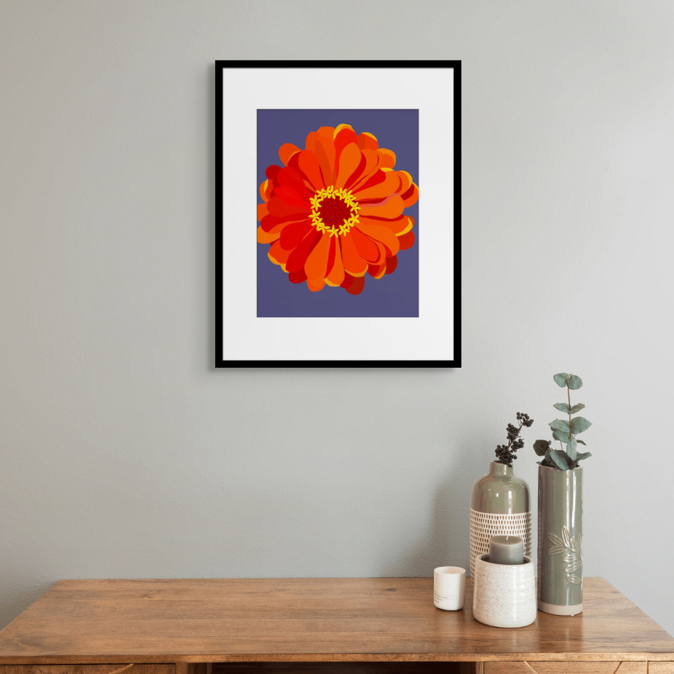 Orange Zinnia