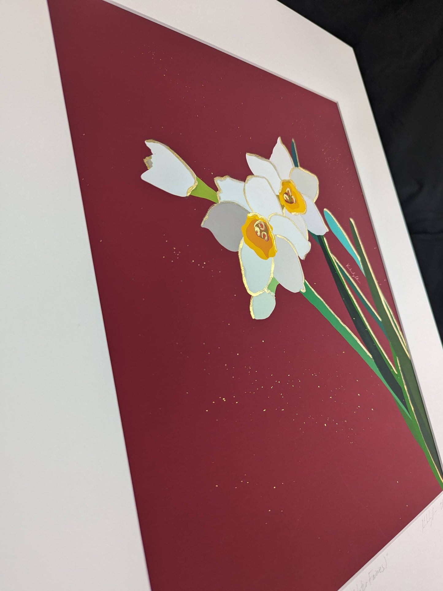 Daffodils (Water Fairies) - Gold Ink Embellished