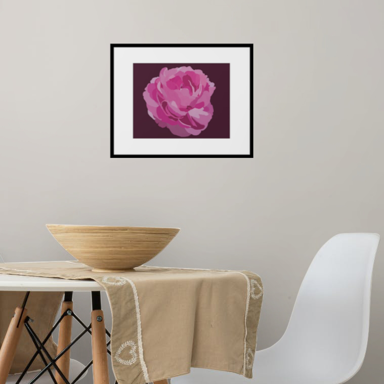 Pink Double Peony