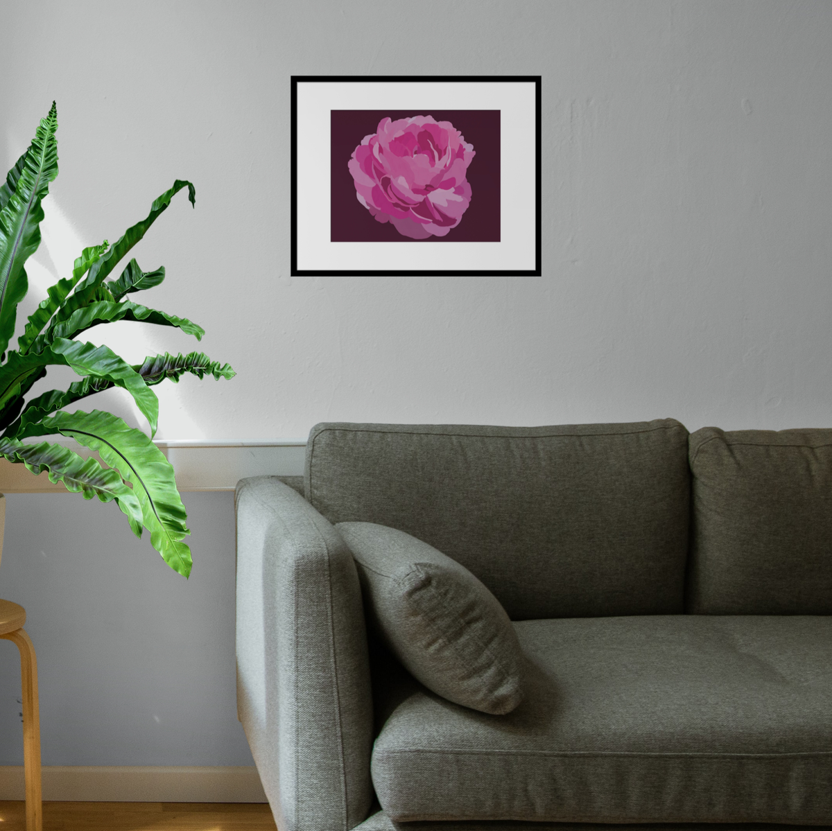 Pink Double Peony